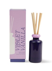 STADF0305EU Paddywax Stacked 94ml Glass Diffuser Purple and Lavender - Violet Vanilla